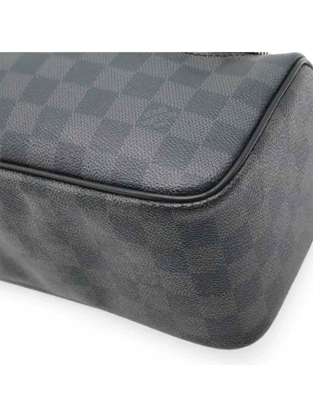Louis Vuitton Damier Graphite Toilet Pouch Travel Clutch Handbag